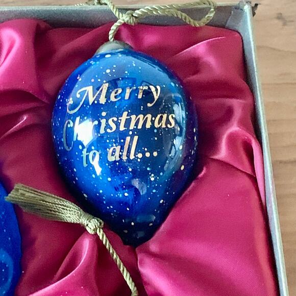 Ne'Qwa Art Crimson Cardinal Ornament Gift Set 5 Glass Ornaments Dona Gelsinger - Picture 3 of 13